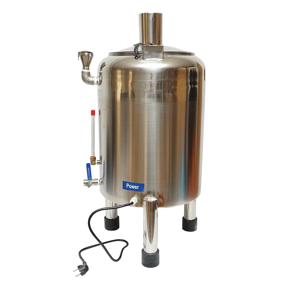 Aparat automat de pasteurizare din inox pentru lapte, sucuri, capacitate 20L, 305x350x300mm
